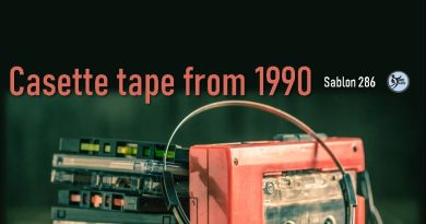 Magnókazetta 1990-ből a Sablon 286. adásában csütörtök este 7-től